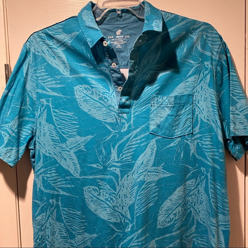 Hawaiian Polo Shirt XL